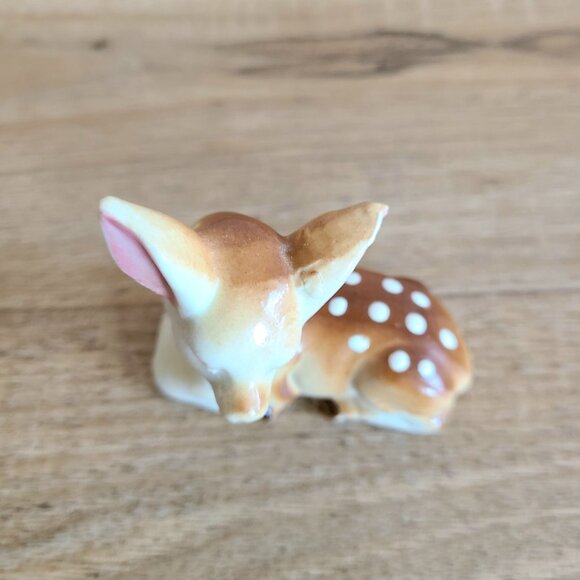 Set of 2 vintage ceramic deer figurines. - Picture 8 of 12